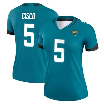 Men's Nike Andre Cisco Teal Jacksonville Jaguars Game Player