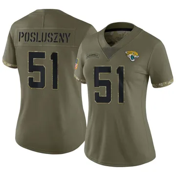 Paul Posluszny Jacksonville Jaguars Nike Women's Game Jersey - Teal