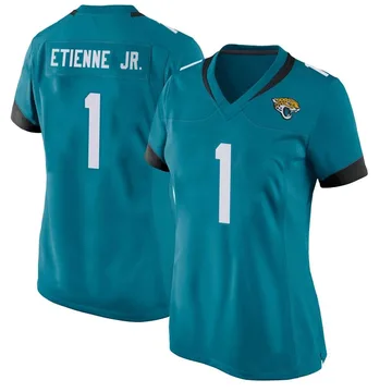 Nike / Youth Jacksonville Jaguars Travis Etienne #1 Teal T-Shirt