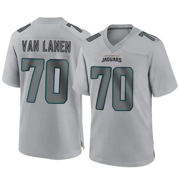 Men's Nike Cole Van Lanen Teal Jacksonville Jaguars Game Player Jersey Size: Extra Large