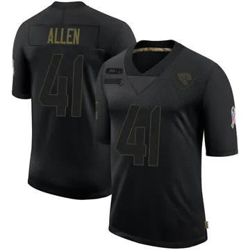 Men's Gold Legend Josh Allen Jacksonville Color Rush Bold Jersey