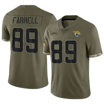 Men's Nike Luke Farrell Teal Jacksonville Jaguars Game Jersey