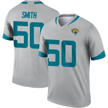 Jacksonville Jaguars 25th Anniversary Telvin Smith White Vapor Limited  Jersey - Bluefink