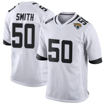 Jacksonville Jaguars 25th Anniversary Telvin Smith White Vapor Limited  Jersey - Bluefink