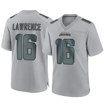 Youth Nike Trevor Lawrence Gray Jacksonville Jaguars Atmosphere Game Jersey  